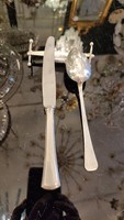 Art Deco ezüst asztali  késbak  1 db  Antik Bécsi.1884 év Ritka!
