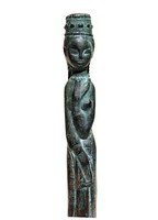 Tibor Servatius (1930-2018): Szekler girl (Madonna) - bronze statue, 41 cm