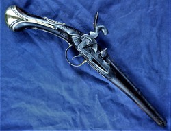 Curiosity, front-loading, siliceous pistol, ca. 1780 !!!
