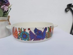 Beautiful villeroy & boch acapulco bird pigeon compote bowl garnished collector