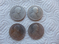 Horthy ezüst 5 pengő 1930 4 darab LOT !