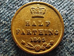 Anglia Viktória (1837-1901) 1/2 Farthing 1843 (id55610)
