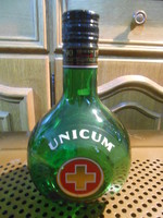 Díszüveg palack likőrös Zwack Unicum 0,5 l