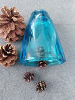 Glass jar - fresh blue color