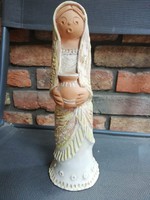 Antalfiné Szente Katalin lány korsóval -nagy 28 cm