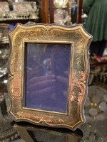 Silver picture frame hand hammered (gk33)