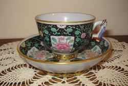 Herend coffee cup and saucer with sn pattern
