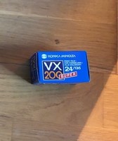 Régi bontatlan Konica Minolta VX 200 24/135 -ös filmtekercs
