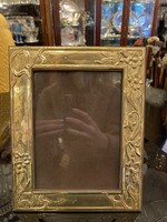 Silver picture frame - with floral decor (gk63) (i./71)