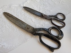 Old tailor scissors 2pcs together