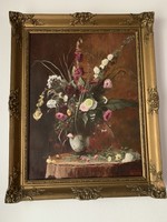 Flower still life painting