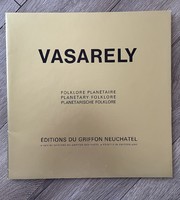 Victor Vasarely 10 darabos komplett színes nyomat sorozat 1971-es széria