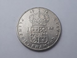 Svédország 1 Korona 1972 érme - Svéd 1 Krona 1972 külföldi pénzérme