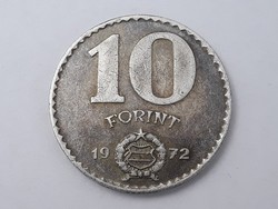 Magyarország 10 Forint 1972 érme - Magyar fém tízes patinás 10 Ft 1972 pénzérme