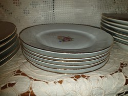 Wonderful row of pink plates for sale