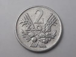 Lengyelország 2 Zloty 1973 érme - Lengyel 2 ZL 1973 külföldi pénzérme