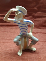 Ritka gyűjtői Kőbányai ( Drasche) porcelán Popei a tengerész figura