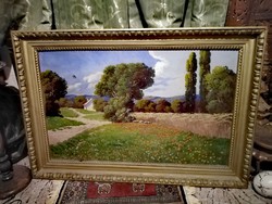 Szentmiklóssy m. Alexander beautiful landscape painting