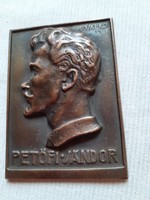 Sándor Petőfi memorial plaque