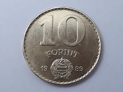 Hungary 10 forint 1989 coin - Hungarian metal ten 10 ft 1989 coin