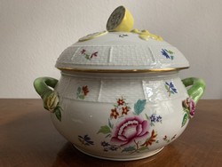 Bowl of Herend flower / rose soup 19 cm