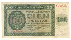 100 peseta 1936 Spanyolország