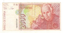 2000 peseta 1992 Spanyolország 1.
