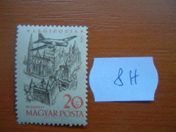 Magyar posta 1958. Annual airmail - aircraft 8h