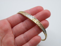 Kk1315 elegant gilded silver tricolor bracelet