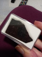 NWA11434 szép  27.6 gr kondrit meteorit  polírozott lapvágat