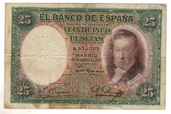 25 peseta 1931 Spanyolország