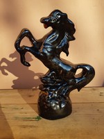 Glazed ceramic horse