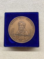 Bronze commemorative coin by Lajos Kossuth