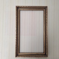 Bull's eye pattern, rectangular picture frame frame painting, mirror frame, Biedermeier, bider style