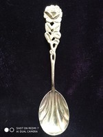 Silver German (antique 800 hildesheimer rose) sugar teaspoon
