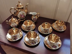 Bavaria Cabinet porcelán 6 személyes kávéskészlet