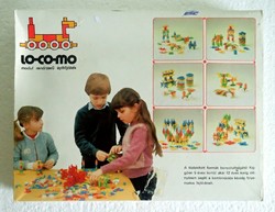 RITKA Régi Retro Vintage Lo-Co-Mo modul rendszerű építőkocka építőjáték építő kocka kreatív játék