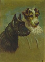 1H229 Pásztory jelzéssel : Kutya portré