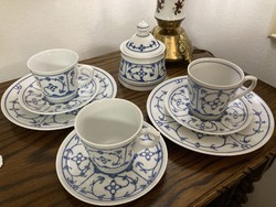 Kék szalmavirágos porcelán válogatás