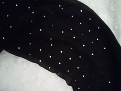 Black glitter scarf