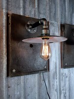 ipari ,steampunk ,loft ,industrial  egyedi fém fali lámpa