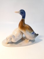Metzler & Ortloff porcelán kacsapár, kacsák