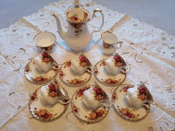 Royal albert old country roses coffee set for throat petra user
