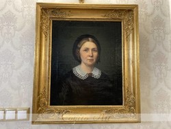 Empír fiatal lány portré 1820 körül