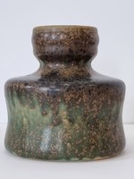 Special stoneware studio vase mid-century studio vase
