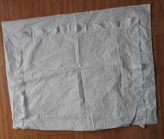 Antique white lacy pillowcase