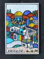Colored tiles jerusalem