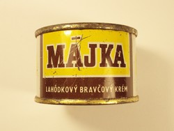 Retro konzerv doboz konzervdoboz - Májka - Májkrém - csehszlovák - 1980-as évek