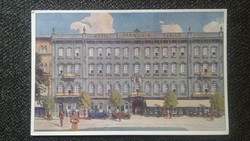 Budapest hotel pannonia postcard
