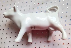 Marked French porcelain boci cow spout